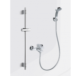 Kohler Taut Pin Exposed Wall Mount Shower Faucet with 60cm Slide Bar